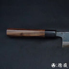 Carbon Blue Steel No. 2 Damascus Steel Gyuto Knife (Chef's Knife) Rosewood Octagonal Handle