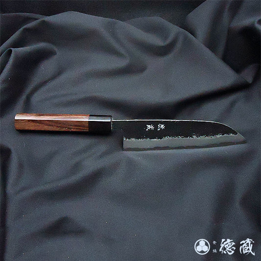 青S 三徳包丁 紫檀八角柄