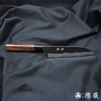 青二 大马士革 牛刀 紫檀八角手柄