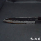 青Ｓ　牛刀包丁　紫檀八角柄