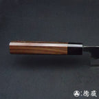 青Ｓ　牛刀包丁　紫檀八角柄