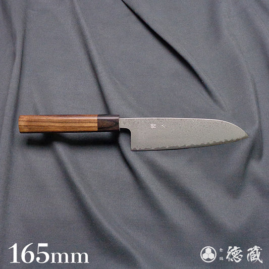 SLD ダマスカス 三徳包丁 紫檀柄