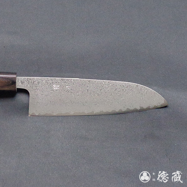 SKD 大马士革 三德刀 黑色手柄