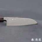 SKD 大马士革 三德刀 黑色手柄