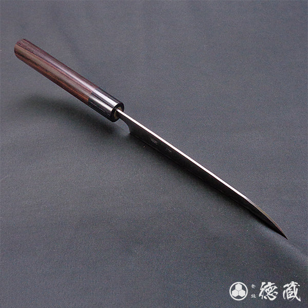 银三 梨皮加工 三德刀 紫檀木手柄