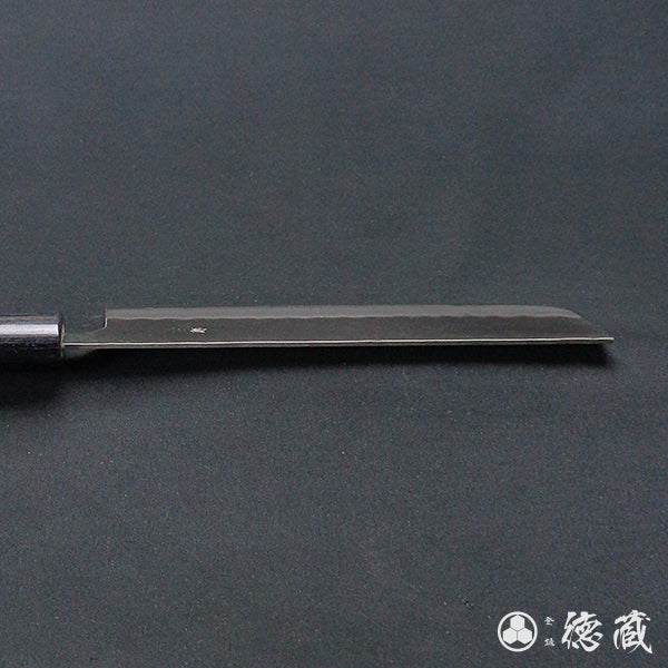 銀三　梨地仕上　菜切包丁　紫檀
