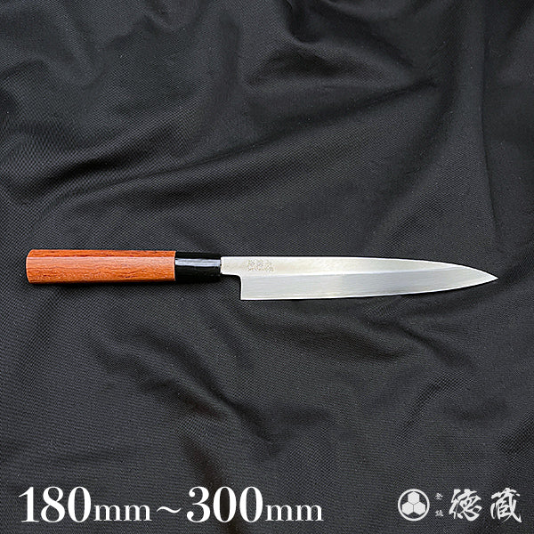 Stainless AUS8 Yanagiba Knife Bubinga Handle