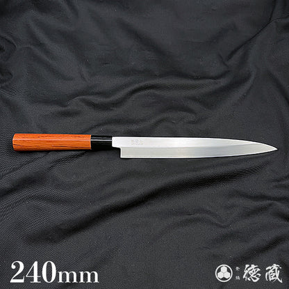 Stainless AUS8 Yanagiba Knife Bubinga Handle