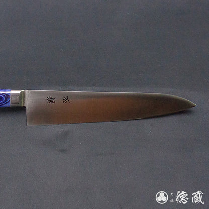 A-8 stainless steel  Gyutou-knife (chef's knife)  blue handle