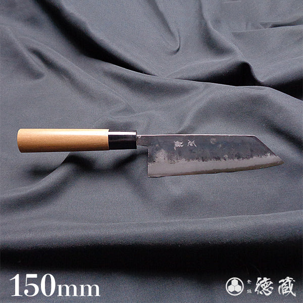 blue-2 carbon steel  Black finish Bunka( Kiritsuke) knives walnuts handle