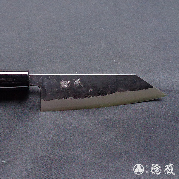 blue-2 carbon steel  Black finish Bunka( Kiritsuke) knives walnuts handle