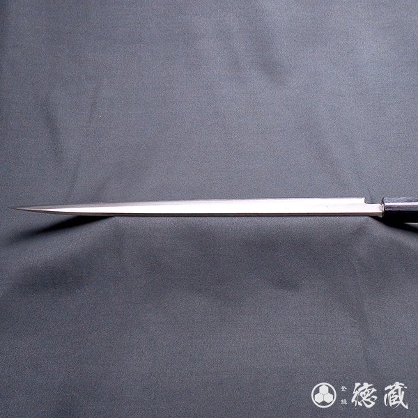 silver-3  Yanagiba-knife  sandalwood handle