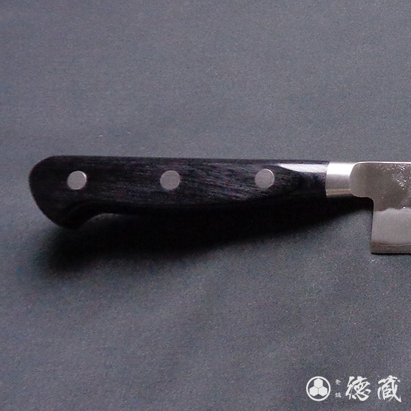 Ginsan (Silver3) stainless steel  matt finish  Sujihiki-knife  black handle
